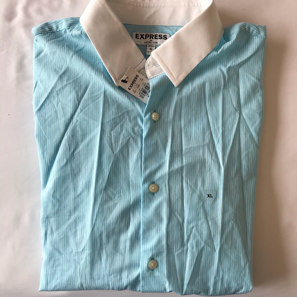 NWT Express long sleeve button down XL